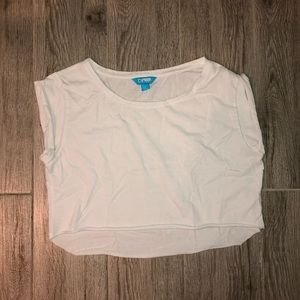White crop top
